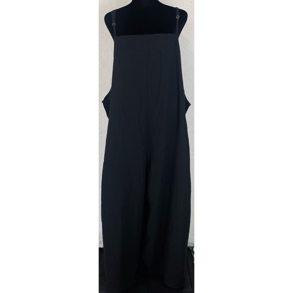 (NWT) YESNO • Chic Black Sleeveless Square-Neck Wide Leg Jumpsuit, 4XL - Picture 14 of 16